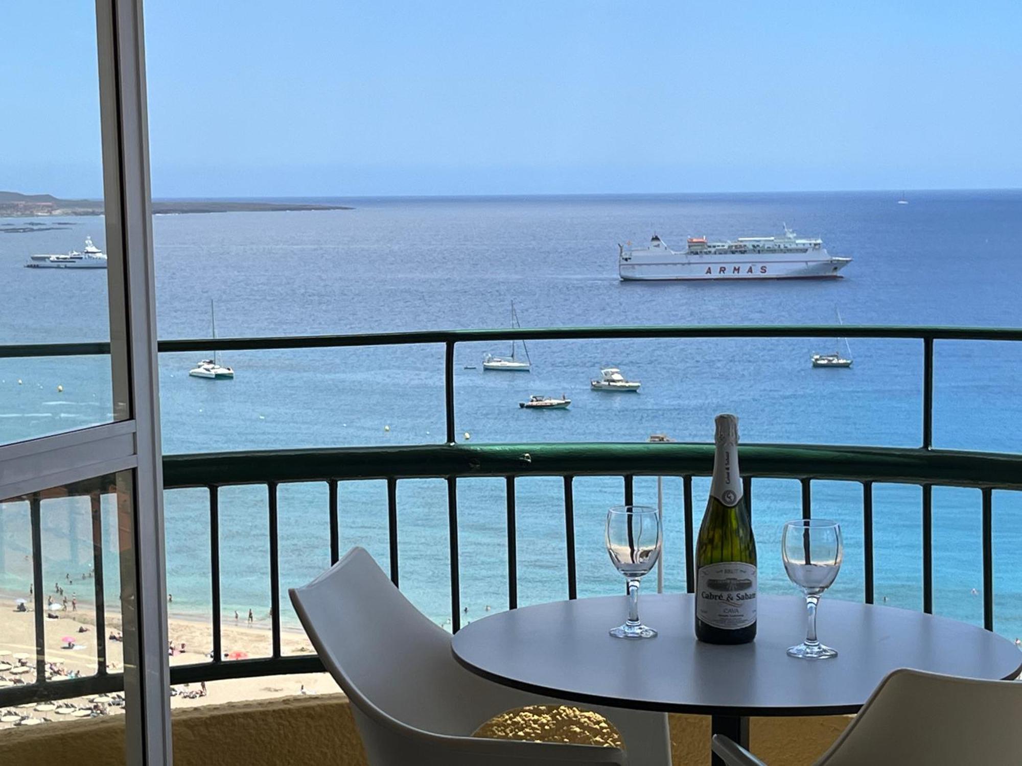 Torres Del Sol 14 Floor Ocean'S Balcony Apartment Arona  Bagian luar foto