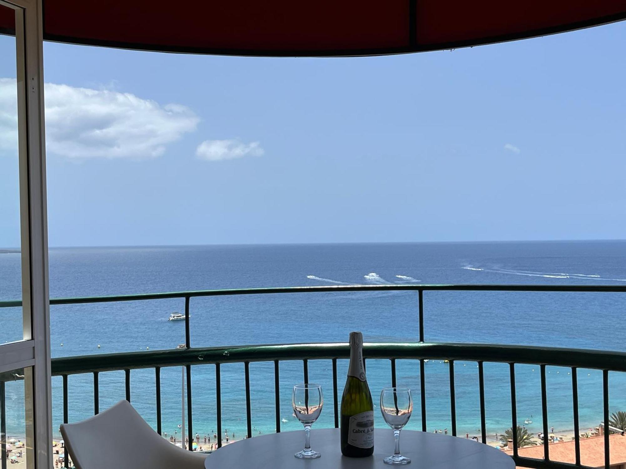 Torres Del Sol 14 Floor Ocean'S Balcony Apartment Arona  Bagian luar foto